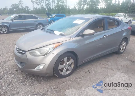 2012 Hyundai Elantra Gls z USA, uszkodzony, nr VIN 5NPDH4AE3CH110995